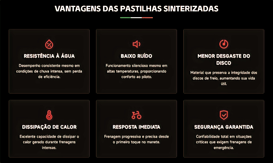 PASTILHA DE FREIO DIANTEIRA HARLEY XL 883 N Iron ANO 2014 2015 2016 2017 2018 2019 2020 2021 2022 - Imagem 3