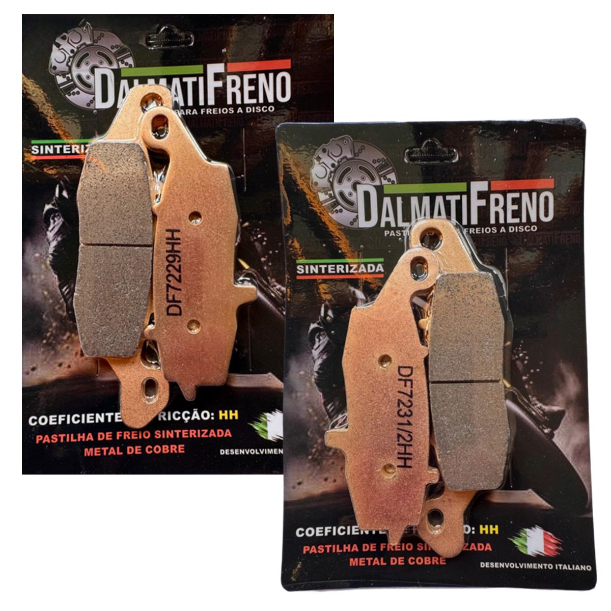 KIT PASTILHA DE FREIO SUZUKI DL 650 V-STROM ANO 2009 2010 2011 2012 2013 2014 2015 2016 2017 2018 2019 2020 2021 2022 - Imagem 2